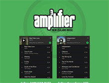 Tablet Screenshot of amplifier.co.nz